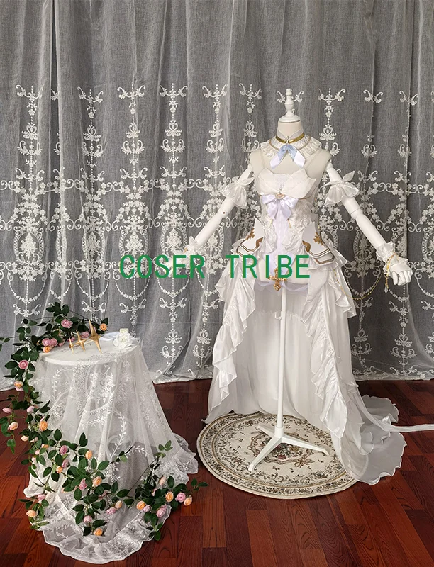 COSER TRIBE Azur Lane Emden Women Gown Cosplay Costume Cos Game Anime Party Uniform Hallowen Play Role Clothes Clothing