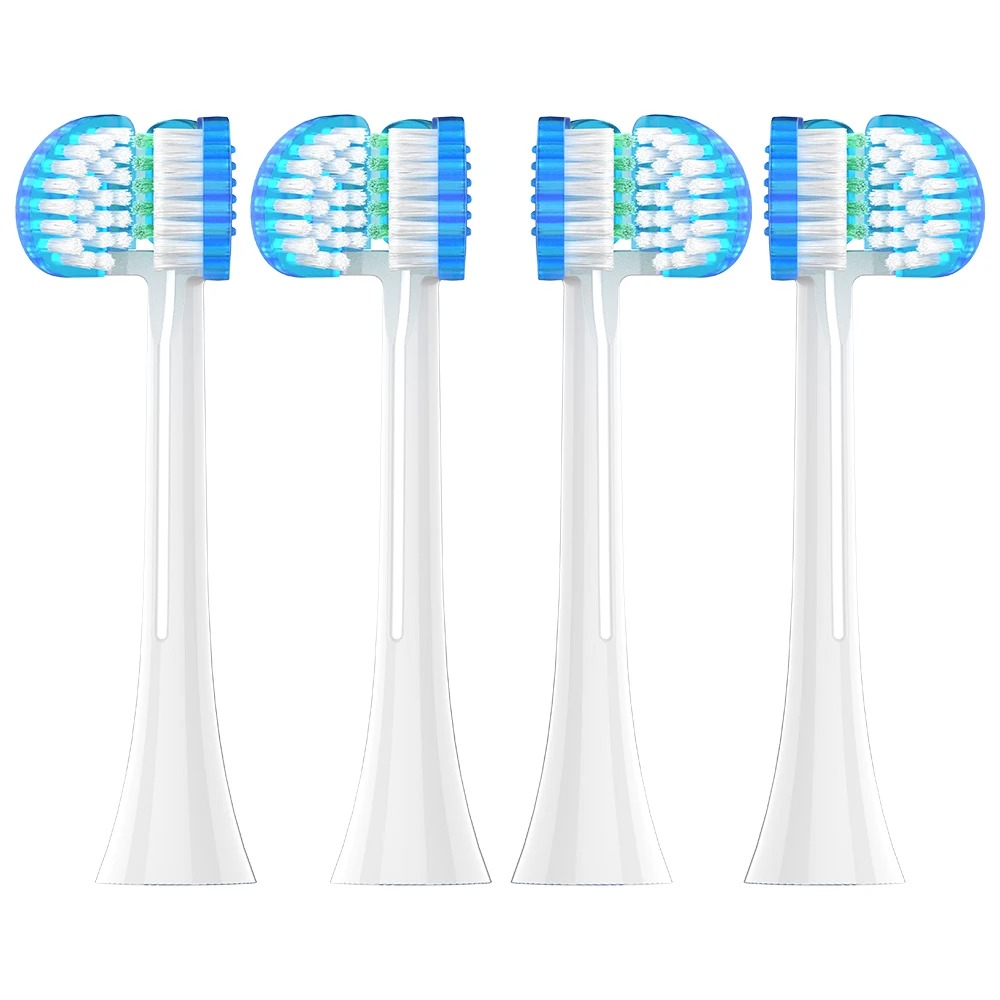 3-Sided Replacement Brush Heads Compatible with Philips Sonicare Electric Toothbrush, Fit for 1100 2100 4100 5100 5300 5900 6100