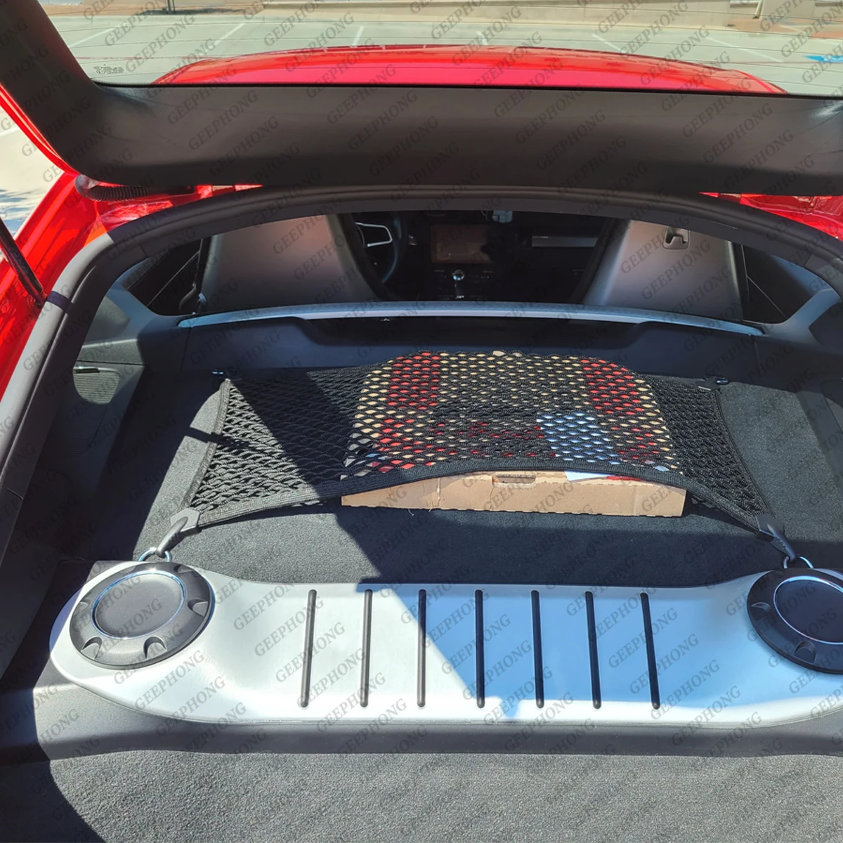 Trunk Floor Style Upper and Lower Cargo Nets For Porsche CAYMAN Interior Accessories 2006–2026 987/981/982