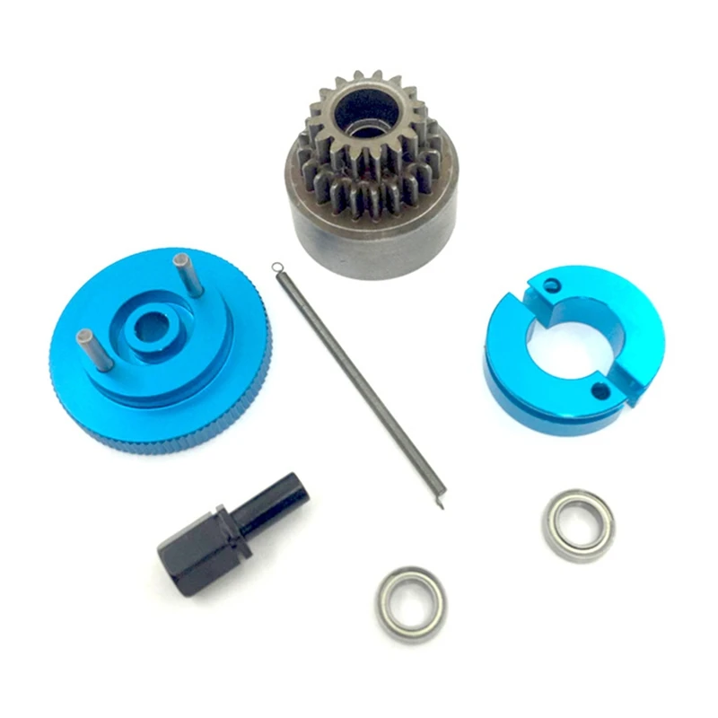 RC Gear Two Speed Clutch Set Bell Springs Flywheel Bearings Axle Kit For 1/10 RC Nitro Engine Car 94122 02023 02048