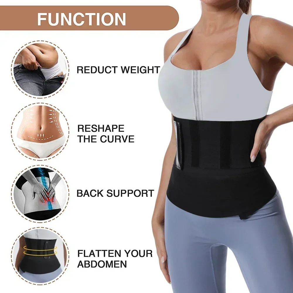 1/2 Piezas Faja Reductora y Moldeadora de Cintura para Mujer, Moldeador Corporal, Cinturón Postparto para Aplanar el Vientre, Corsé
