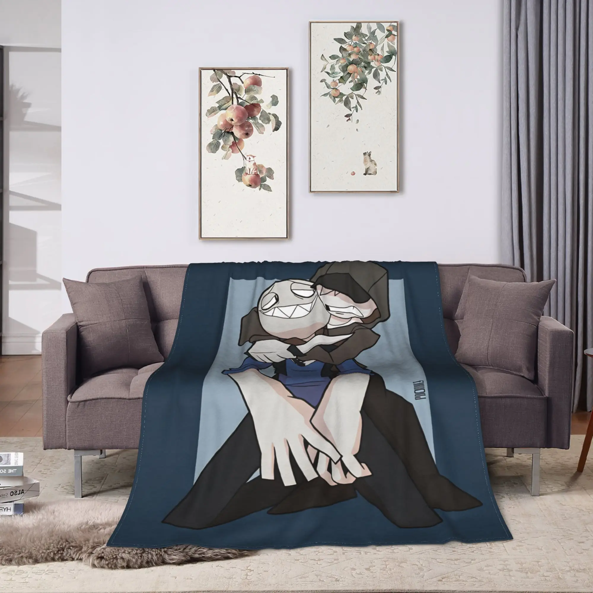 Peter Game Y-Your B-Boyfriend Blankets  Soft Warm Fluffy Plush Throw Blanket For Bedroom Picnic Flannel Bedspread Bed Cover