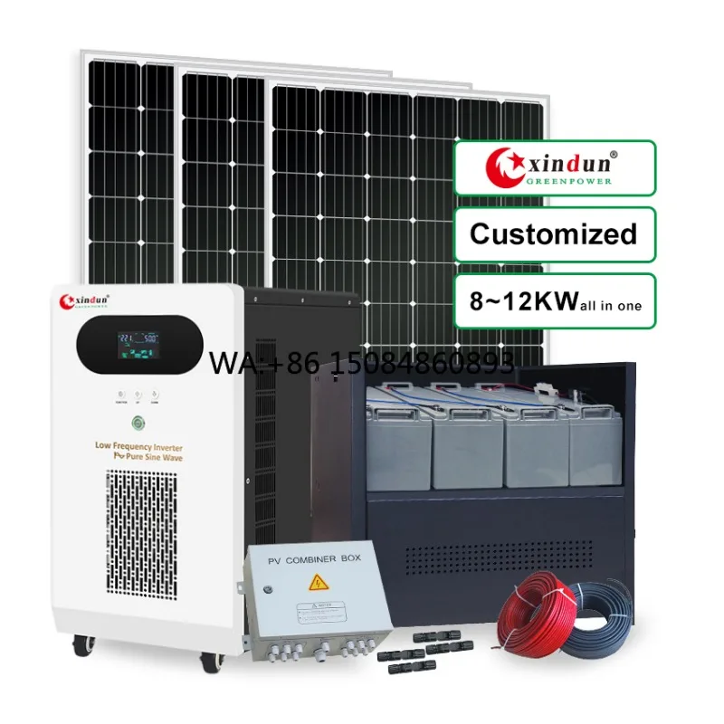 Solar balcony power generation10Kw 20Kw 30Kw Balcony Solar Power Storage System Hybrid Solar Home Inverter PV Panel Set