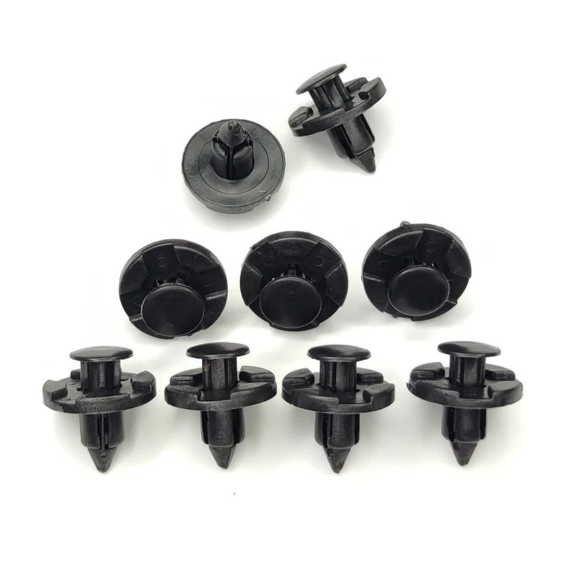 100/200pcs Auto Fastener For Mitsubishi Rivet Trim Clips Bumpers Splashguards Wheelarch Liner MR328954, 01553-09321, 9004468320