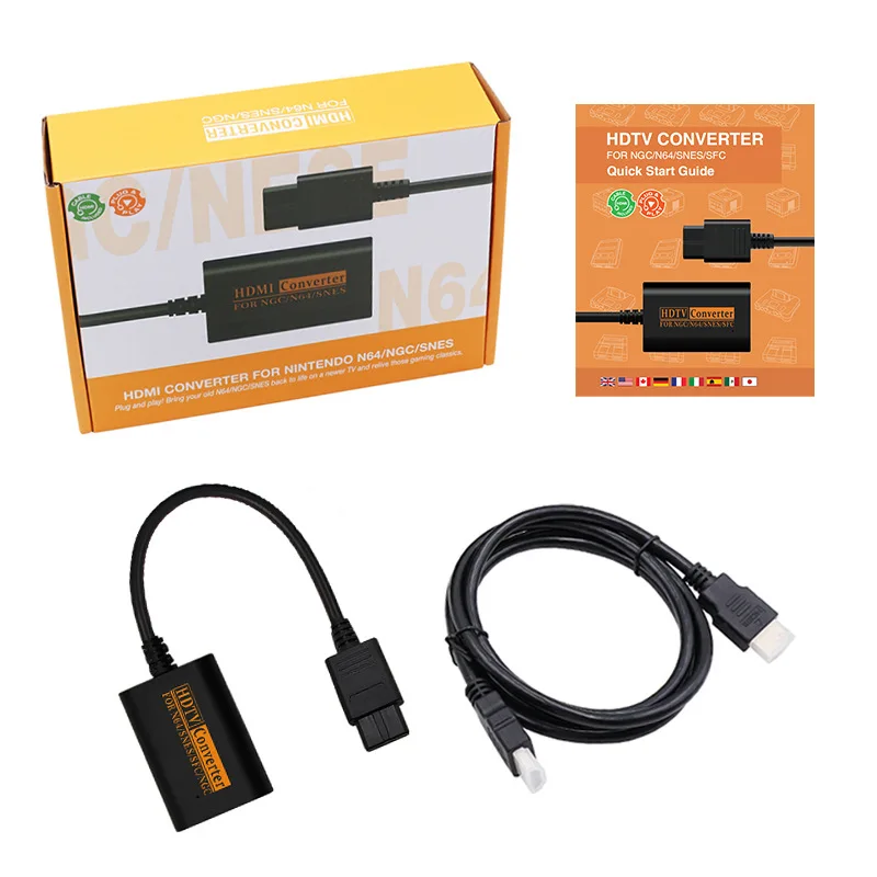 

1080P HD TV Converter For N64 SNES SFC NGC Video Adapter