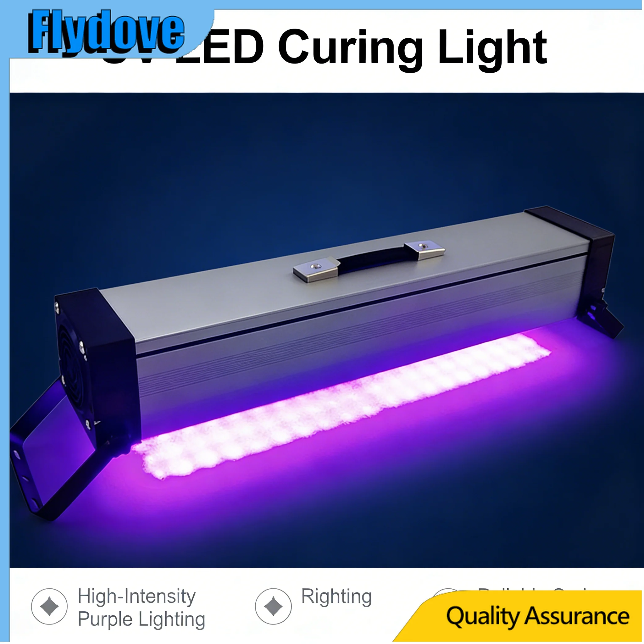 

High Efficiency Portable UV Lamp Fast Cure Handheld UV Light for Industrial & DIY UV Glue, Ink & Screen Exposure