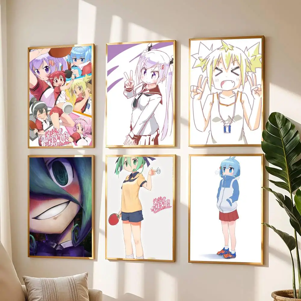 anime S-Scorching Ping Pong Girls-S Poster Modern Wall Decal for Living Room Cafe Office Bar and Bedroom