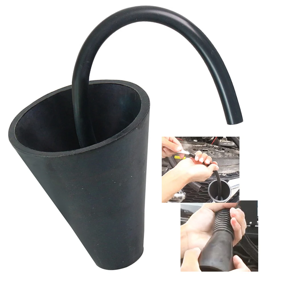 1Pc Silicone Cone Adapter For Automotive Smoke Machine 85mm To 30mm Exhaust Intake Leak Detection Tool Inspection Tools