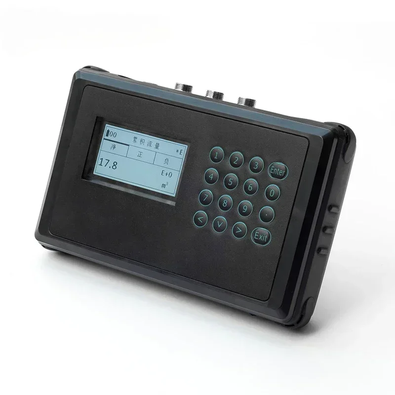 Hot SalesRechargeable Lithium Battery LCD Display Portable Ultrasonic Flowmeter Flow Meters For Water Treatment Ultrapure Pure W