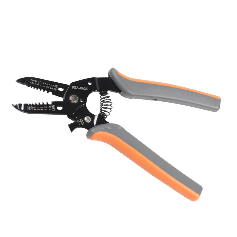 FSA-0626 Multifunctional Mini Portable Cable Stripping Tool Wire Stripper Insulation Stripper Pliers Universal Stripping Tool