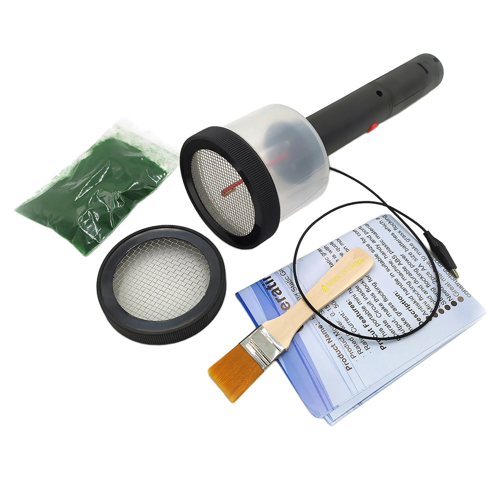 Flocking Kit Static Grass Applicator Mini Flocking Machine & Antislip Handle