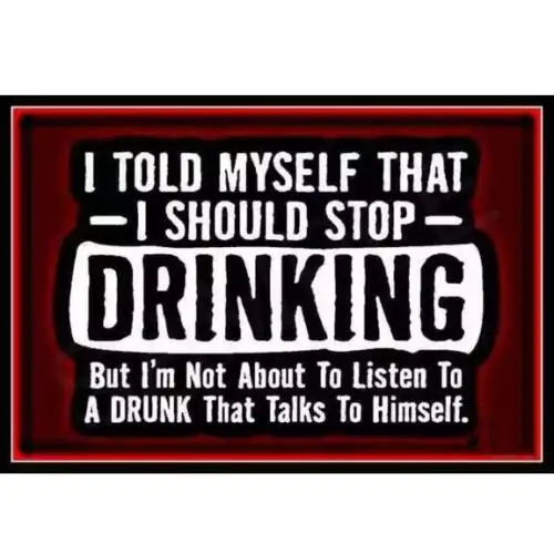 Metal Plate Sign Alcohol Stop Drinking Drunk Funny Home Wall Bar Decor Post Beer