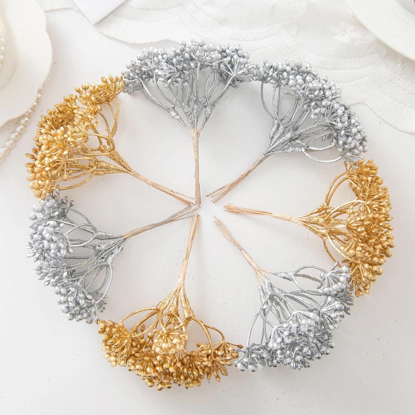 Künstliche Blume Pflanze Home Zimmer Weihnachtsbaum Hochzeit Kranz Dekor Hochwertige Blumenstrauß Zubehör Ausverkauf Diy Geschenkbox Tür