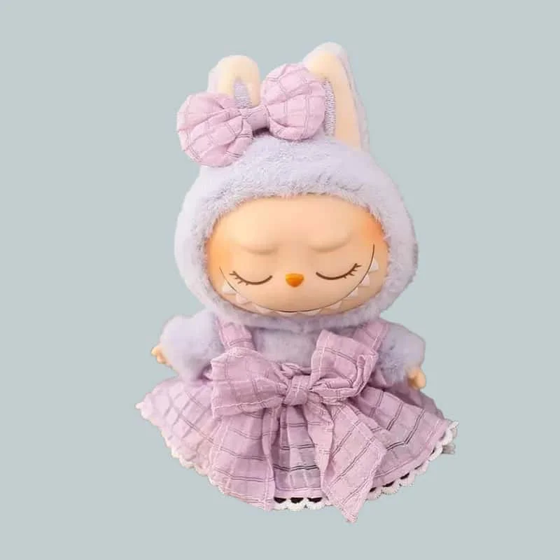 

For 17cm Labubu Plush Doll Skirt- Adorable Skirt Set for DIY Clothes Accessories Gift 534 Sold