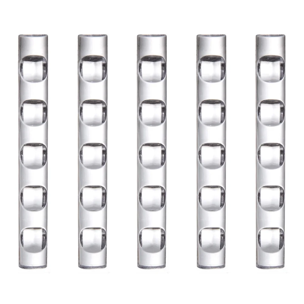 

5pcs Nail Pen Holder Acrylic Manicure Tool Stand Transparent Brush Storage Rack For Nail Art Beauty Organizer Grid Holder