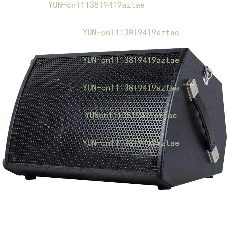 8Inch Portable High Power Bluetooth Speaker,WoodenWooferOutdoorKaraoke Speaker,Support Saxophone Musical Instrument Direct Input