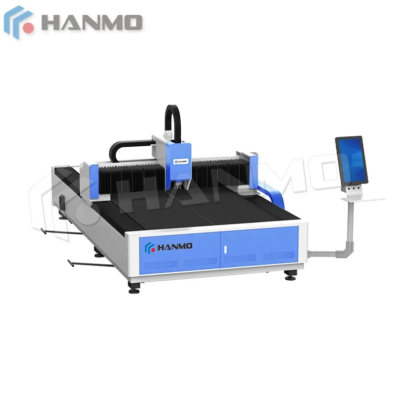 Automobile Components Efficient HANMO La ser Cutting Machine for Industrial Metalwork With Automatic Lubrication Device