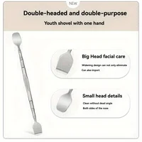 1Pcs Double-Ended Blackhead Remover: Facial Pore Cleanser, Exfoliator, and Massage Tool for Smooth Skin 3