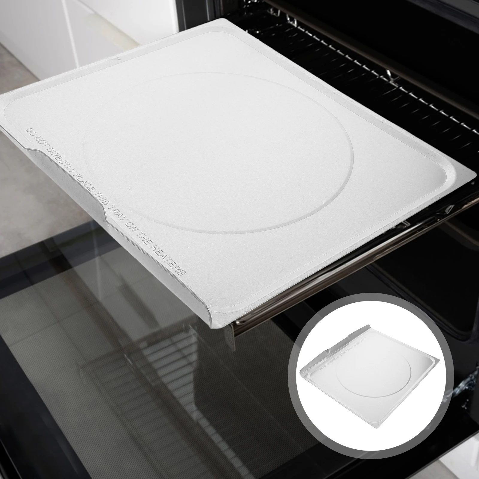 

Reusable Drip Tray for Electric Oven Baking Grilling Non Stick Drip Pan for Catching Crumbs Grease for Cookies Vegetable Meat
