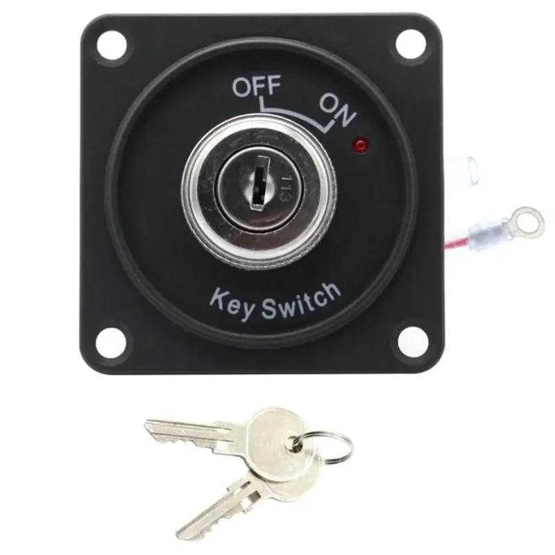Auto Key Ignition Switch Panel for LED Light Engine Start 2-Position
