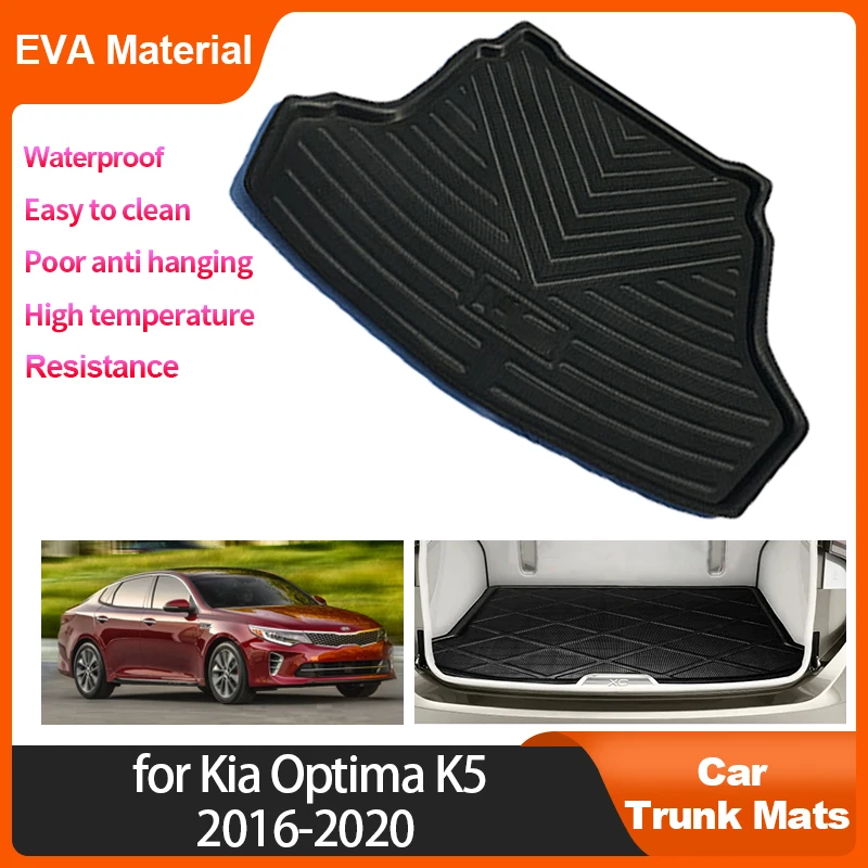 

Car Rear Trunk Mat For Kia Optima K5 2016 2017 2018 2019 2020 JF Accessorie Waterproof Protective Trunk Storage Pad EVA Material