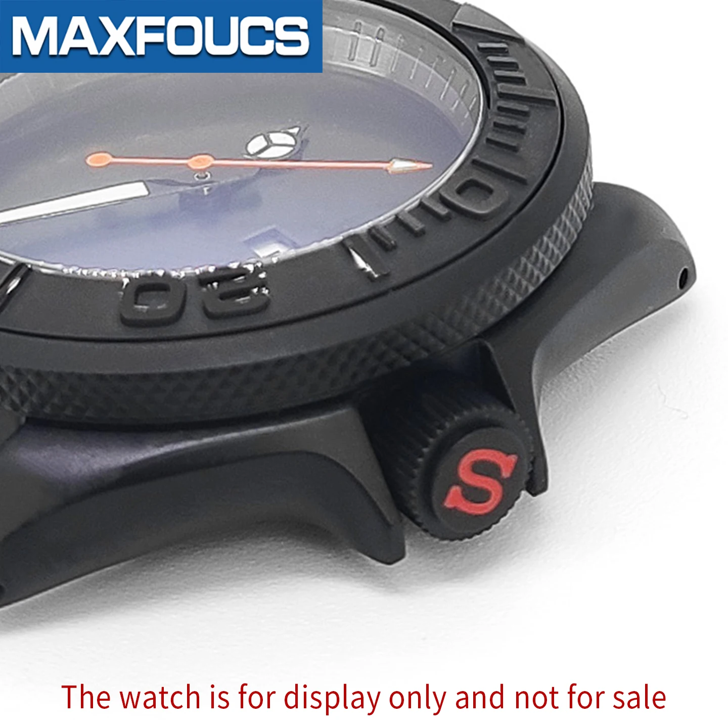 Matte Uhrenkrone, passend für Skx007 Nh35 Nh35a 6r15 Mod-Uhrwerke, Edelstahl, Silber, Schwarz, Gold, Werkzeugteile – Detail 6