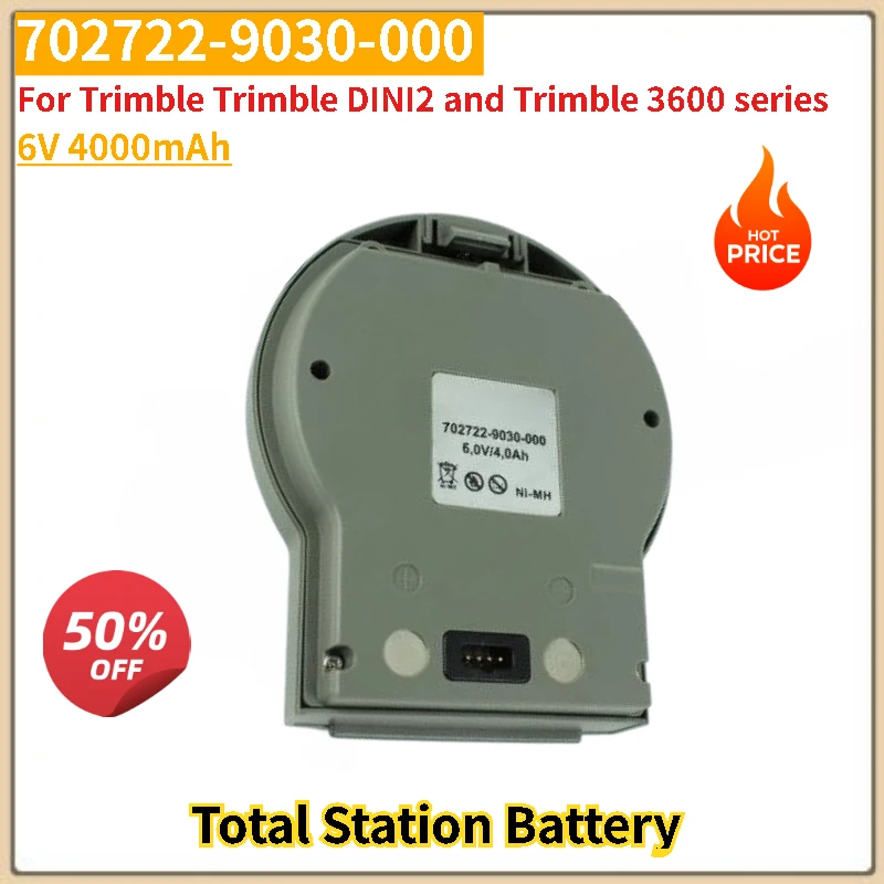 High Quality 702722-9030-000 Battery 6V 4000mAh for Trimble Trimble DINI2 and Trimble 3600 series Total Station Brand New