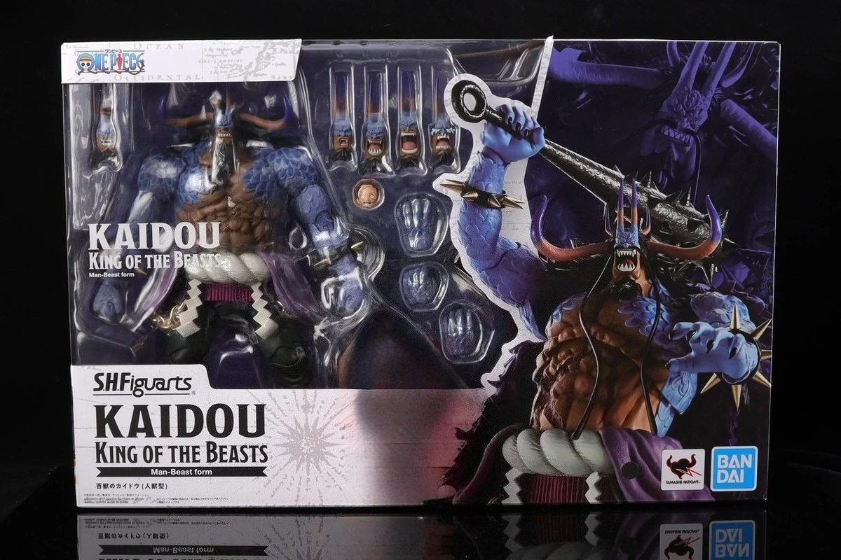 

Оригинальная коробка Bandai One Piece SHF One Piece SHF One Beast Kaido Humanoid Beast Four Emperors Мобильные игрушки Коллекция подарков
