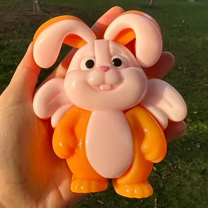 Squishy Big Bunny Fidget Toys lindo conejo antiestrés juguete para apretar Animal simulado juguetes para aliviar el estrés para niñas juguetes de Navidad