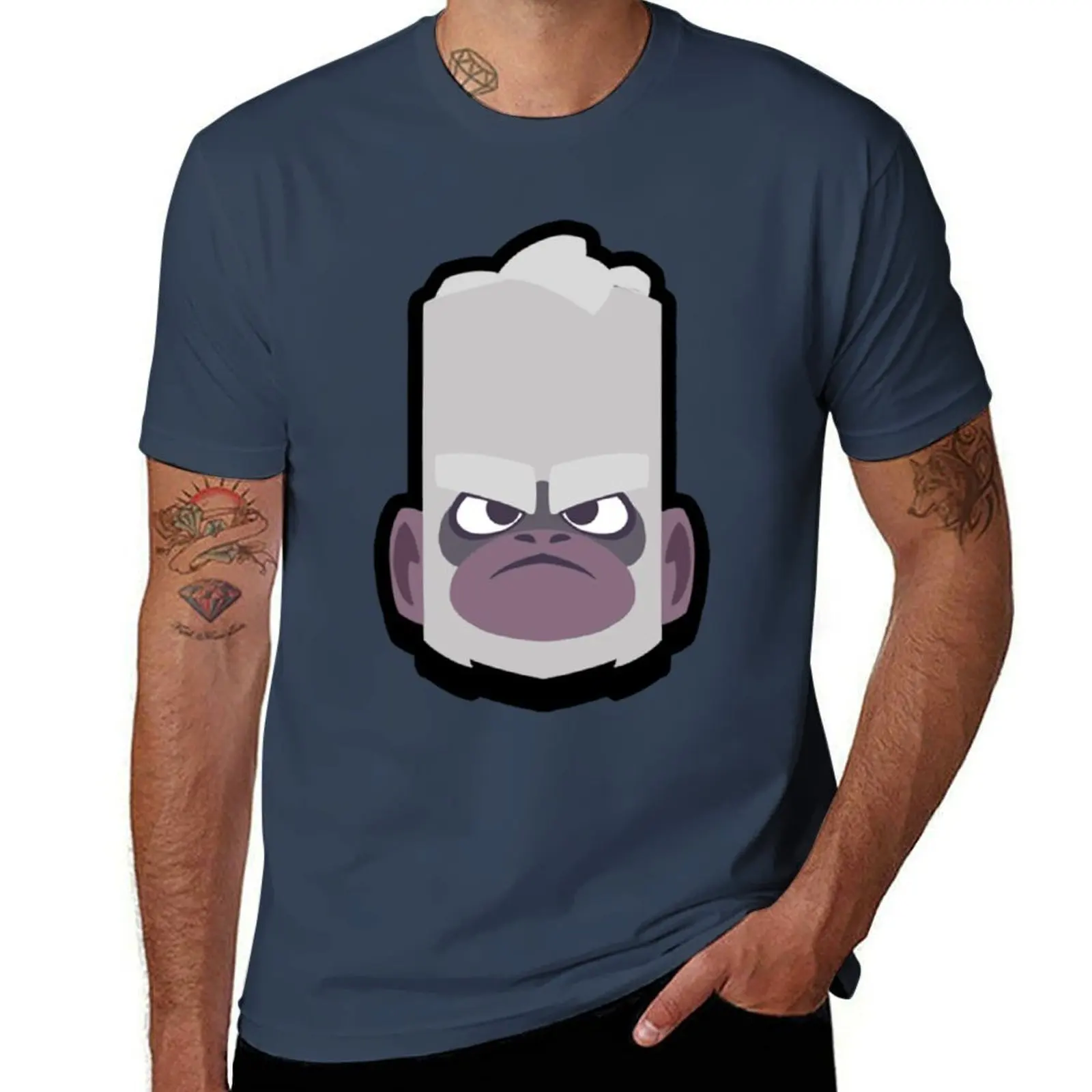

royale Bruce arena Zooba characters Battle T-Shirt Industrial Work Tee Shirt