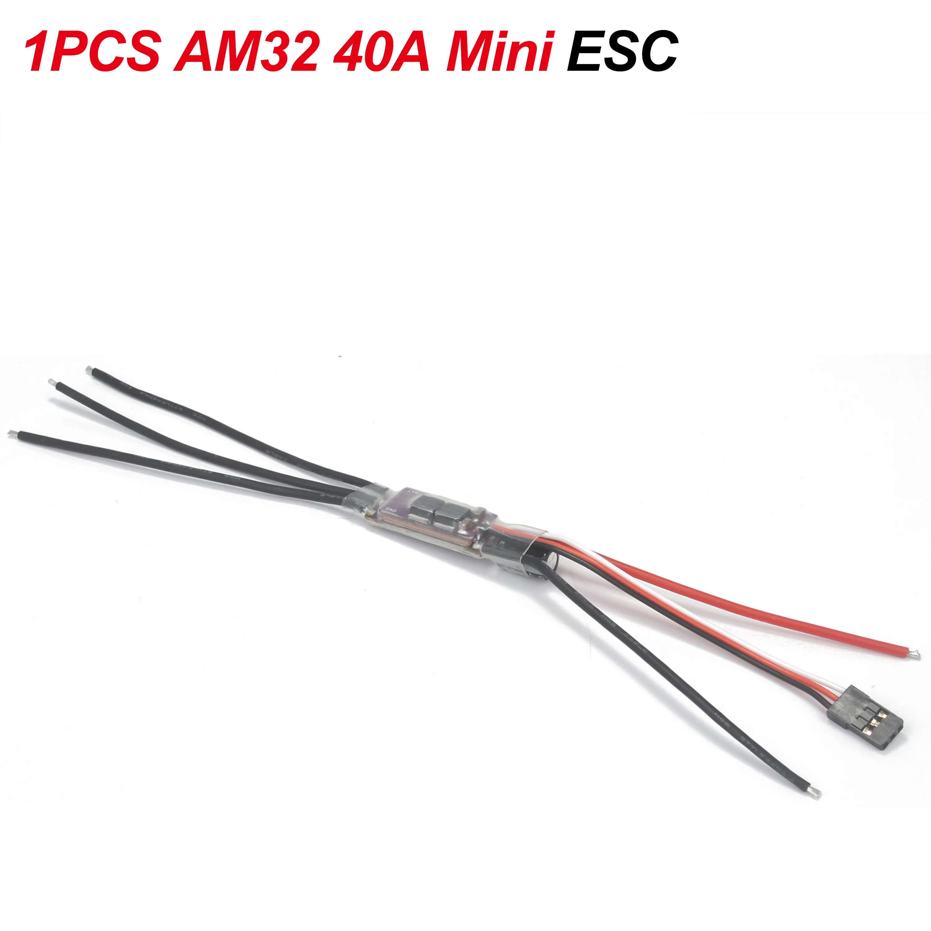 AM32 40A 65A ESC 32-bit Speed Controller Signaalkabel Ondersteuning PWM/DSHOT/Sinus Param Richter voor FPV Racing Drone RC Auto Crawler