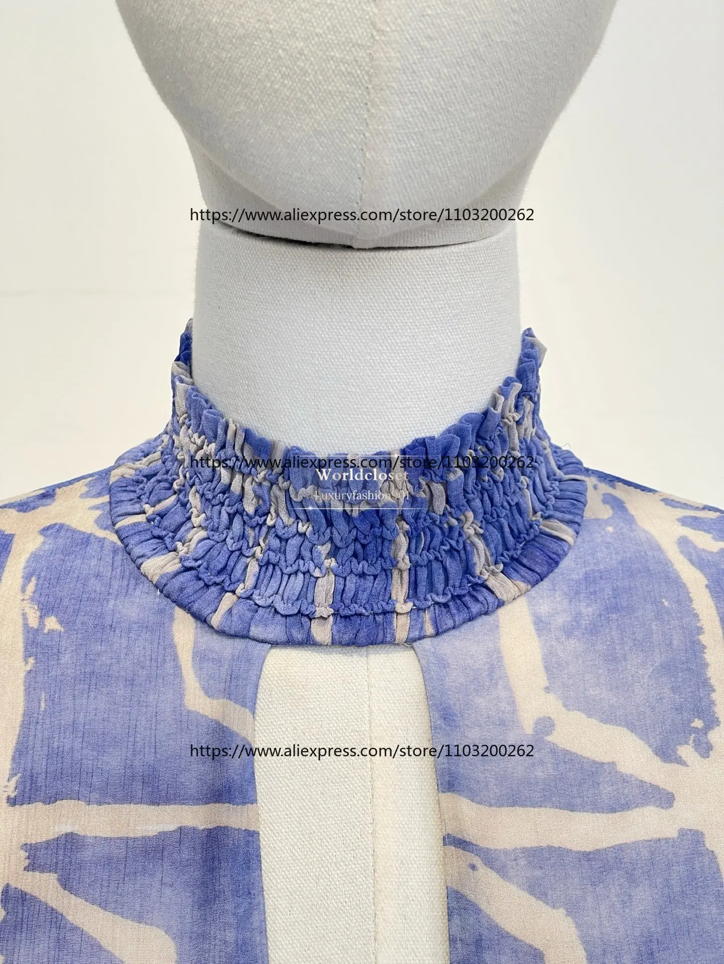 2026  Violet Floral Print Long Sleeve Ruffles Mini Dress