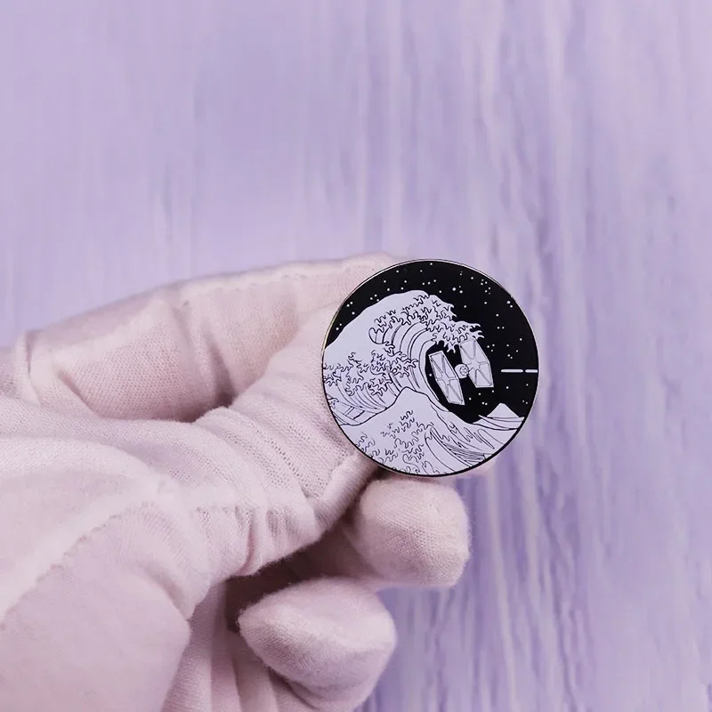 بروش أفلام خيال علوم الفضاء ، دبابيس مينا ، Mr Spock ، Vulcan Starship ، قيادة مرتبة ، هدية اكتشاف ، مجوهرات ، جودة مثالية