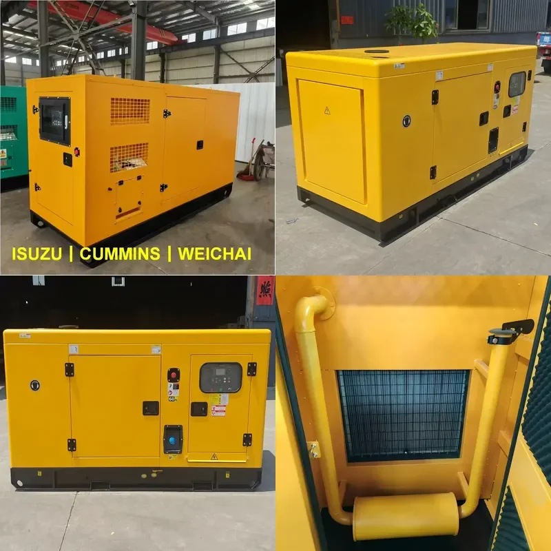 40KW Generator 120V 240V Single Phase 40kVA Auto Start Open Frame Silent Type 50Hz 60Hz ATS Sale