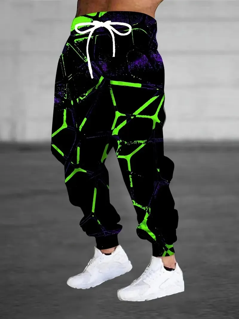 

The new men's trousers for the autumn of 2025 feature street casual fashion with 3D striped prints for comfort