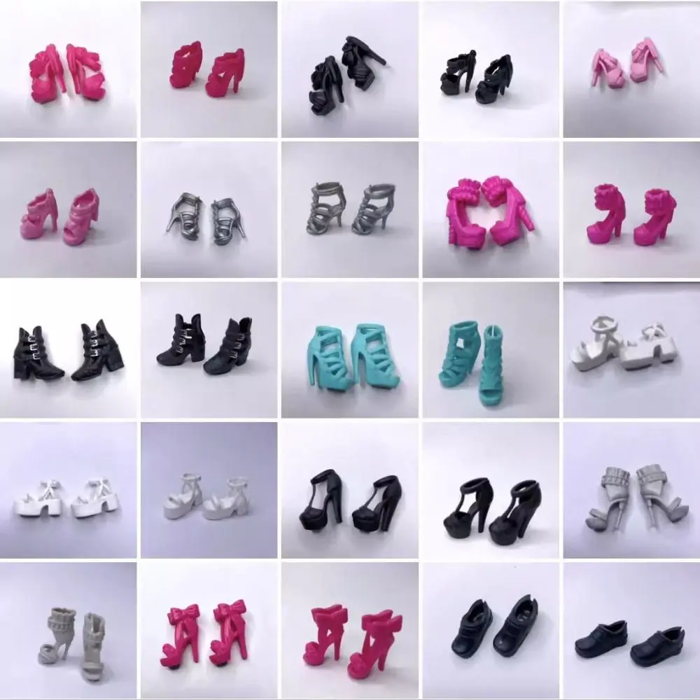 High Quality Quality 1/6 Doll Shoes Original 30cm High Heels Shoes 10 Styles Doll Accessories Doll Accessories