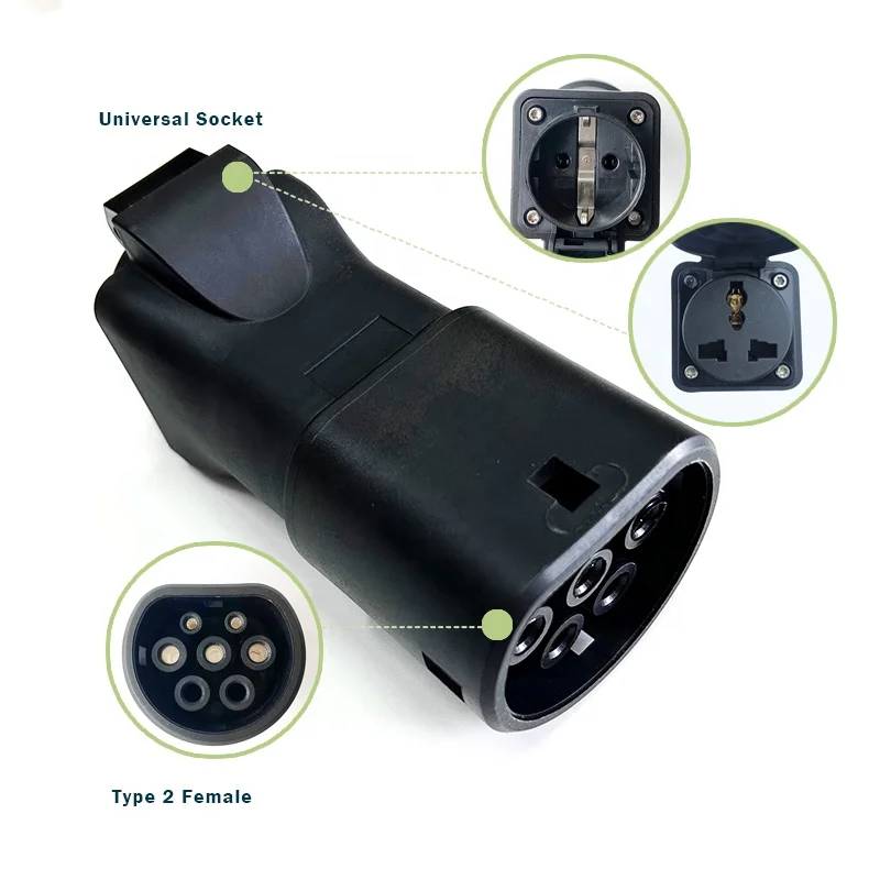 V2L Vehicle To Load Type 2 Vehicle to Discharge Power Schuko EU Plug Bidirectional Charge