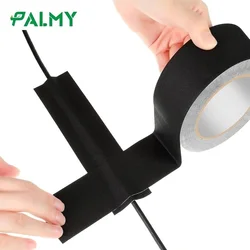 30 Yards Premium Heavy Duty Gaffer Tape Non-Reflective Multipurpose Waterproof Floor Tape For Electrical Cord Black Gaff Tape