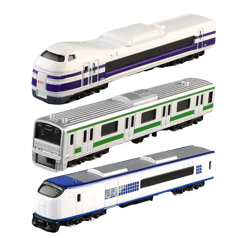 Japanese Shinkansen Train Model High Speed Rail Diecast Train High Speed Subway Train Toy Model Alloy Model Car Toys Gifts