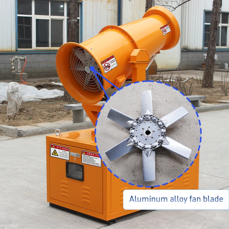 قمع الغبار لمدفع الضباب لمصنع البناء، أمان مثبت على شاحنة الضغط العالي #6