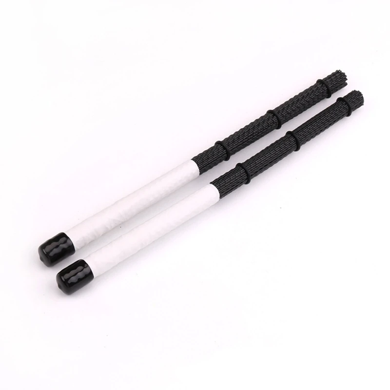 Retractable Wavy Drum Brushes Telescopic Percussion Professional Wire Brush Dropship