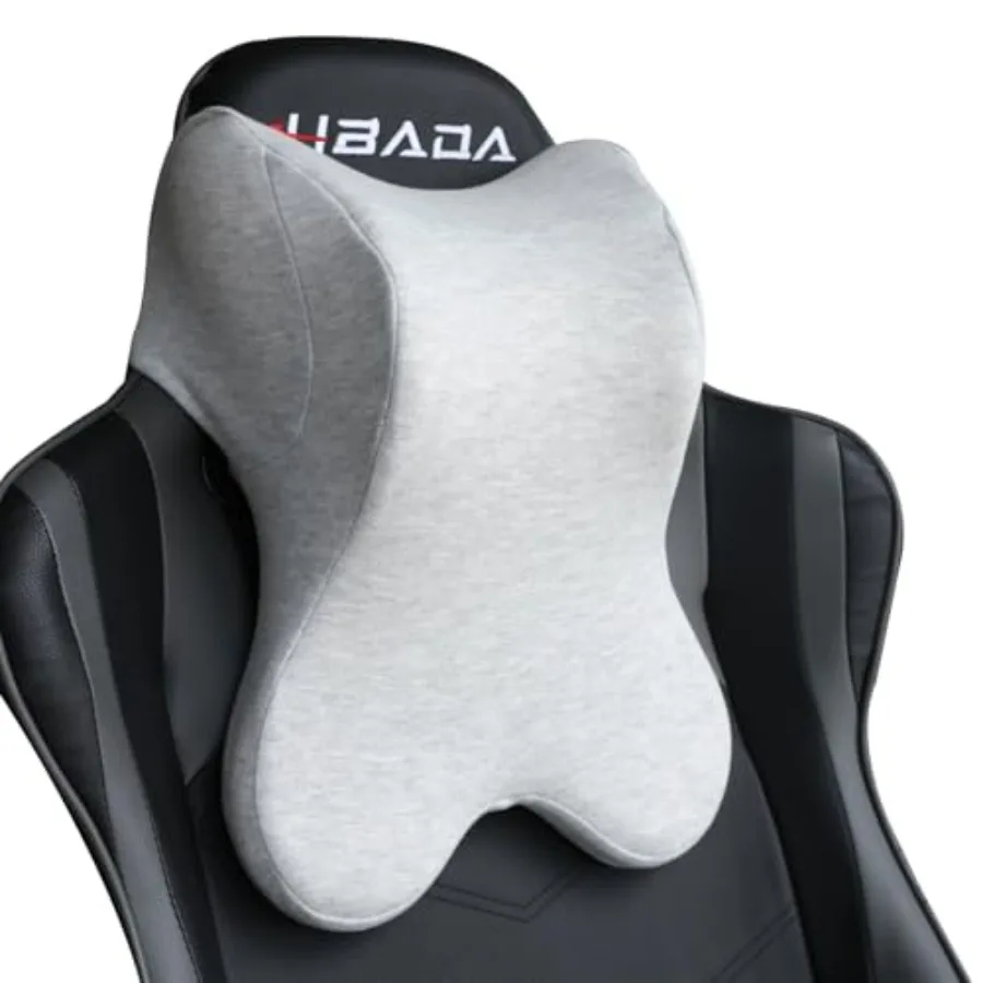 

Подушка для шеи для автомобиля, игрового кресла, офисного кресла, эргономичный дизайн, с двойными ремнями, подходит для вождения и игр.