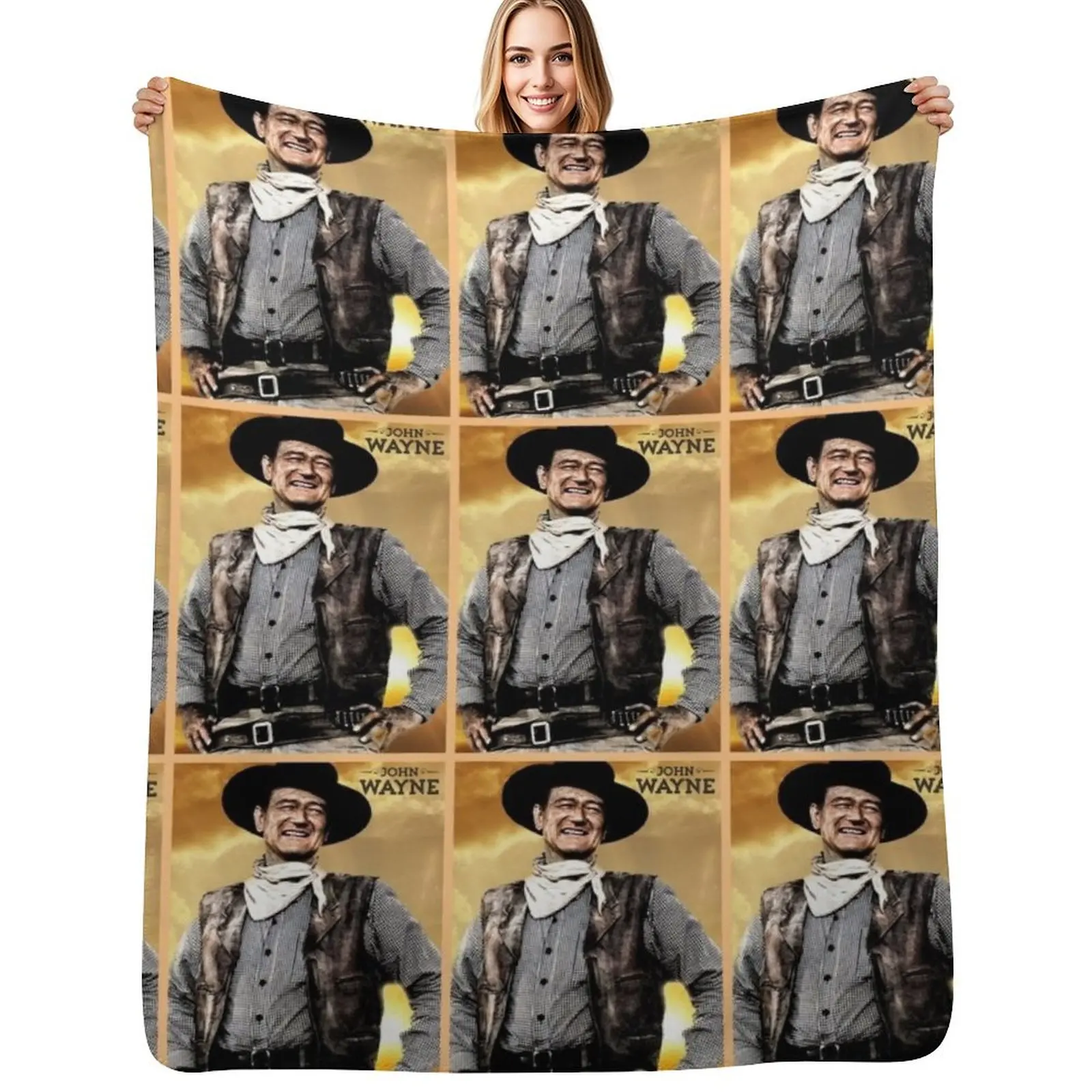 

John Wayne Throw Blanket For Decorative Sofa Blankets Sofas Of Decoration For Sofa Thin Soft Plaid Blankets