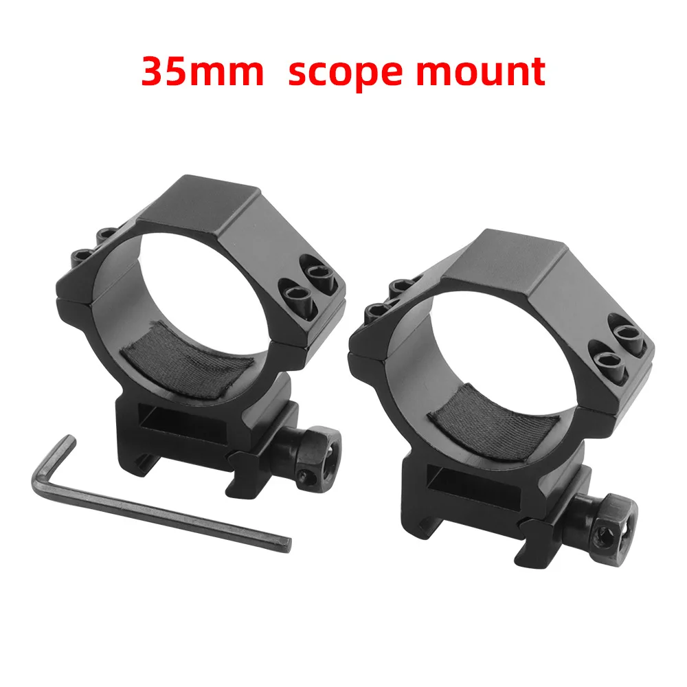 35 مللي متر/34 مللي متر بندقية نطاق جبل حلقة 20 مللي متر السكك الحديدية قطعة واحدة قاعدة مسدس لعبة البصر البصري مصباح يدوي الليزر Riflescope جبل حامل