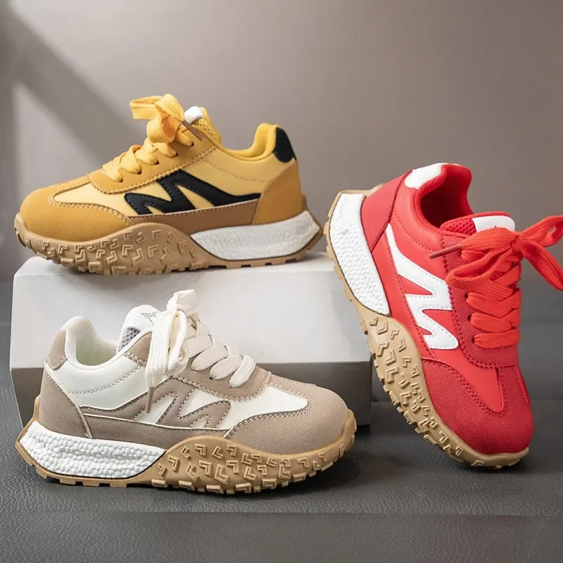 

Детская обувь, модная осень 2026, новый стиль, многофункциональная спортивная обувь в стиле вестерн для девочек, повседневная обувь для мальчиков