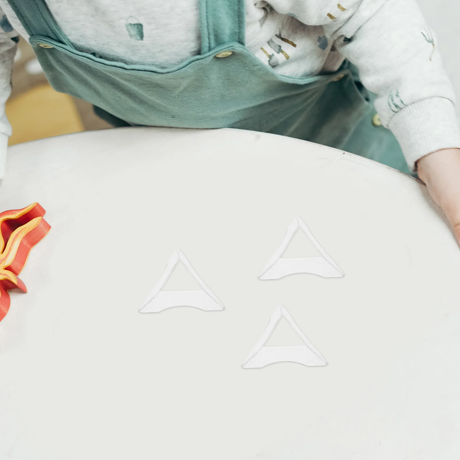 Base de Cube transparente, support de Cubes triangulaires Stable et réutilisable pour les passionnés, taille compacte pour un rangement et un transport faciles, 20 pièces