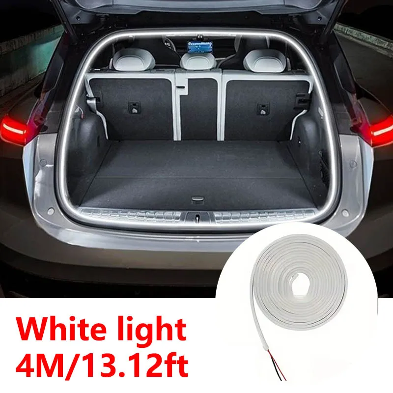 Auto hoge helderheid kofferbakverlichting omgevingslicht interieurdecoratie LED-bedrading gratis automatische detectie achterklep lichtstrip