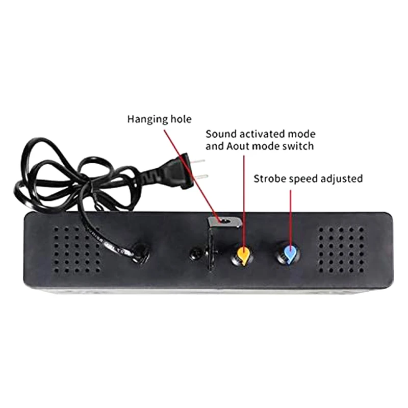 Stage Strobe Light 270 LED Super Bright Flash White Lighting for Wedding DJ Club