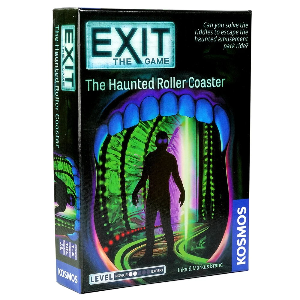 Exit Game The Abandoned Cabin The Haunted Roller Coaster Dead Man on The Orient Express The House of Riddles Card Board Game