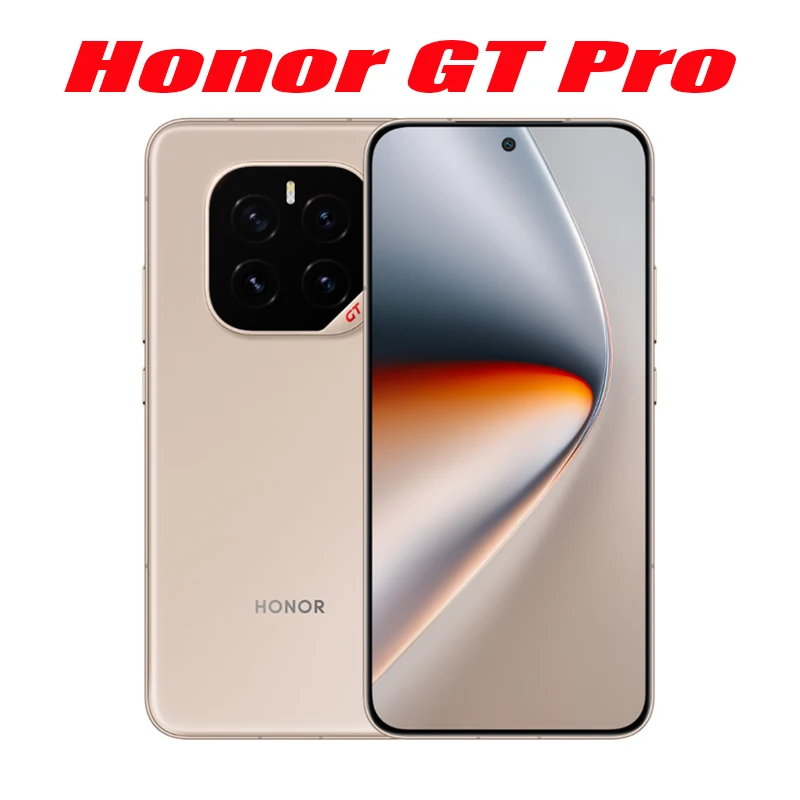 النسخة الصينية Honor GT Pro 5G هاتف محمول Snapdragon 8 Elite 6.78 بوصة 120 هرتز 7200 مللي أمبير بطارية 90 واط 50 ميجابكسل كاميرا خلفية أندرويد 15